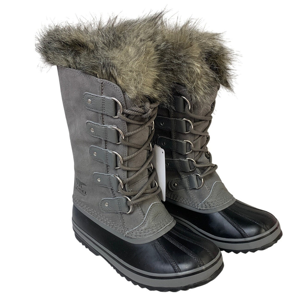 New Sorel Womens Size 8 Gray Arctic Mid Calf Lace Up Warm Snow Boots Shoes